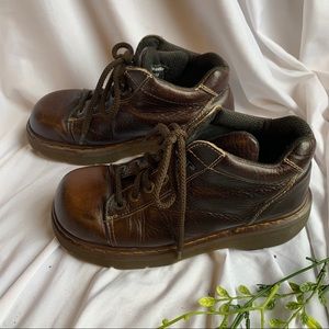 Dr Martens Boots Dark Brown Size 6